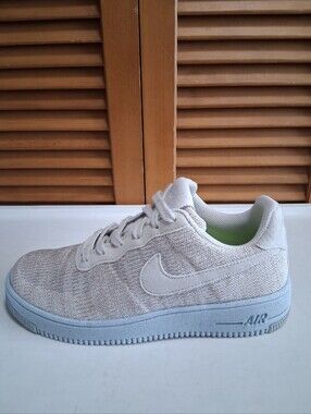 Nike Air Force 1 Crater Flyknit GS White Photon Dust - Size: 6.5Y